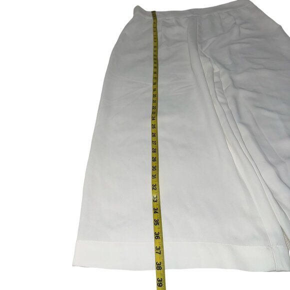 1. State Women's Wide Leg Elastic back Waist Soft Ecru Trousers Sz XL NWT - Picture 10 of 14